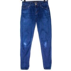 J Brand 811 Mid Rise Skinny Leg Stretch Jeans Ink Blue Size 26